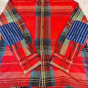 VTG Robert Graham Men’s Multicolor Knowledge Wisdom Truth Plaid Dress Shirt